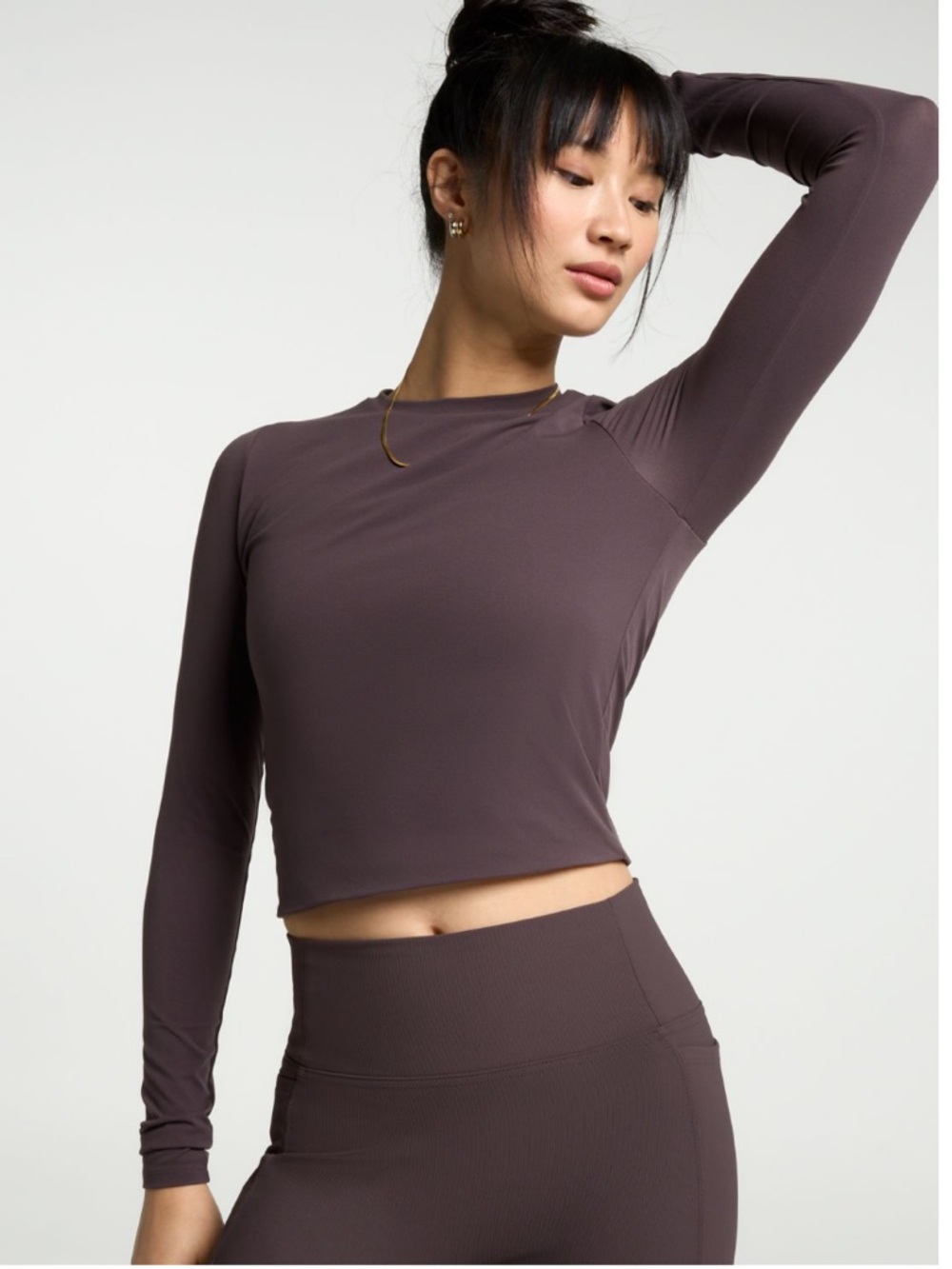 Calia Inspire Long Sleeve Crop Shirt